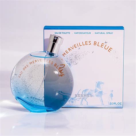 hermes merveilles bleue 50ml|Hermes eau de toilette bleue.